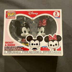 Disney Mickey and Minnie pocket pop keychain